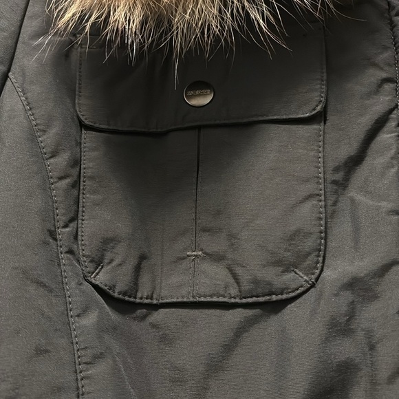 Vintage Savage Real Marmot Fur Removable Collar Jacket size M (46). - Picture 4 of 16